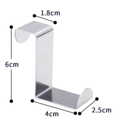 Enkelt dørkrog - 5 stk. Clearance