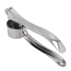 Hvidløgspressere>Ergonomisk hvidløgspresser i zinklegering til hjemmekøkken