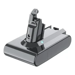 Støvsugertilbehør>Erstatningsbatteri til Dyson V6, 6000 mAh (6.0Ah), kompatibel med V6 Animal/DC58/DC62/SV03/SV05/SV06, lysegrå, genopladeligt