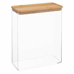 Eske 4,3L rektangelkasse med bambuslåg Hot