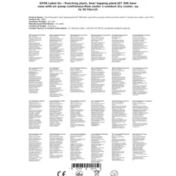 Fadølsanlæg, Øldispenser, Øl Køledispenser, Øl dispenser, Ølmaskine, Ølautomat, Ølkøler - JET 30K 1 linje tør køler, 30 liter/h med membranpumpe Best