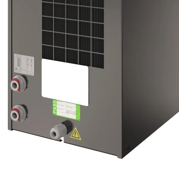 fadølsanlæg STREAM 50 ølkasse, gennemstrømningskøler, 2-linjers tørkøler, op til 55 liter/h - BLACK EDITION, KEG:uden, KEG 2:NC adapter Outlet