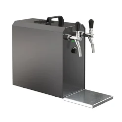 fadølsanlæg STREAM 50 ølkasse, gennemstrømningskøler, 2-linjers tørkøler, op til 55 liter/h - BLACK EDITION, KEG:Type D, KEG 2:Type M Sale