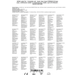 fadølsanlæg STREAM 50 ølkasse, gennemstrømningskøler, 2-linjers tørkøler, op til 55 liter/h - BLACK EDITION, KEG:Type D, KEG 2:Type M Sale