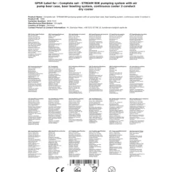 fadølsanlæg STREAM 80K ølkasse, gennemstrømningskøler 2-linjers tørkøler, KEG 2:Type D, KEG:KeyKeg Hot