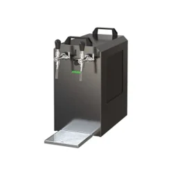 fadølsanlæg STREAM 80K ølkasse, gennemstrømningskøler 2-linjers tørkøler, KEG 2:Type D, KEG:KeyKeg Hot