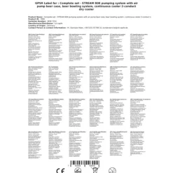 fadølsanlæg STREAM 80K ølkasse, gennemstrømningskøler 2-linjers tørkøler, KEG:5 liters adapter, KEG 2:Type A