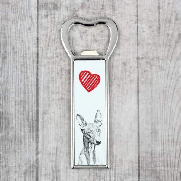 Faraos hund, maltesisk greyhound - flaskeåbner med en hund, personlig køleskabsåbner, unik gave til en mand fra Art-Dog Outlet