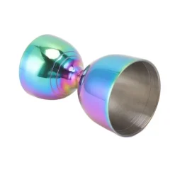 Farverig cocktailjigger i rustfrit stål - præcist shotmål 30/60 ml Sale