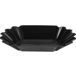 Fødevaregodkendt PP-plastik til kaffebønner, prøvebakke, tallerken, beholder, køkkentilbehør, sort Clearance