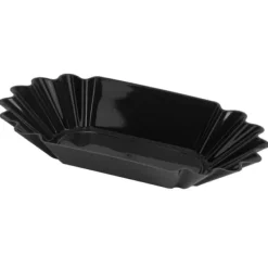 Fødevaregodkendt PP-plastik til kaffebønner, prøvebakke, tallerken, beholder, køkkentilbehør, sort Clearance