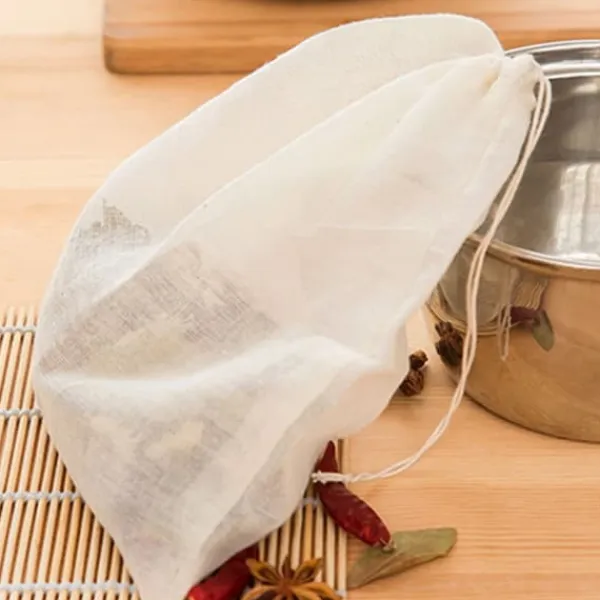Filterposer med snoretræk Multifunktionelle krydderifilterposer med medium kapacitet til madlavning Best