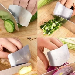 Fingerbeskyttelse rustfrit stål - Skære grøntsager, kød Best