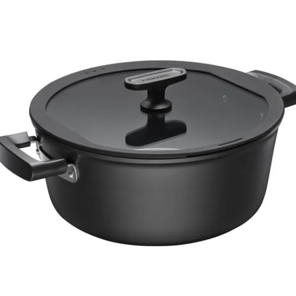 Fiskars Gryder, Stegepander Og Kasseroller>Gryta Hard Face 5 L med lock Keramisk 1075527