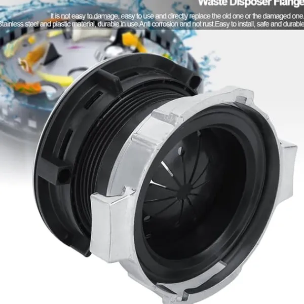 Affaldskværne>Flange til afløbsmøtrik til madaffaldskværn Udskiftningstilbehør til affaldskværn