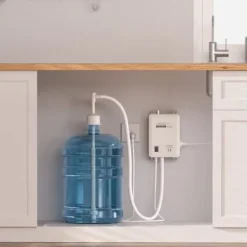 Flaskevand dispenser pumpesystem, 5 gallon dispenser, automatisk elektrisk vanddispenser, enkelt indløb vandkande pumpe, kompatibel brug Hot