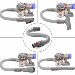 Fleksibel forlængerslange til Dyson V7 V8 V10 V11 V15 Støvsugertilbehør Vakuumrør Teleskopisk forlængerslangerør Clearance