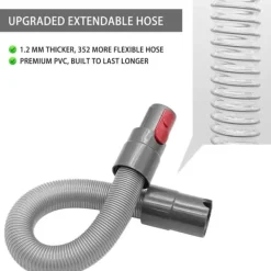 Fleksibel forlængerslange til Dyson V7 V8 V10 V11 V15 Støvsugertilbehør Vakuumrør Teleskopisk forlængerslangerør Clearance