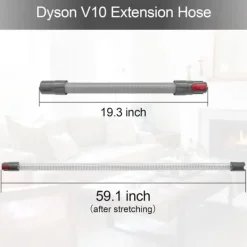 Fleksibel forlængerslange til Dyson V7 V8 V10 V11 V15 Støvsugertilbehør Vakuumrør Teleskopisk forlængerslangerør Clearance