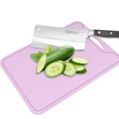 Fleksibelt silikone skærebræt til hjemmekøkkenet - lilla New