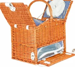 Viking Choice Flettet picnickurv XL 4 personer + service & termopose Best