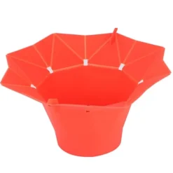 Popcornmaskiner>Foldbar mikrobølgeovn popcornskål DIY silikone popcornmaskine maskine køkkenredskab rød