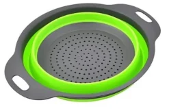 Foldbar silikone si - grøn og grå Discount