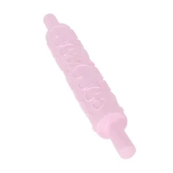 Kageruller>Fondant Kagerulle Plast Præget Rulle til Cookies Kiks Konditor Kagedekoration (Hjerteform)