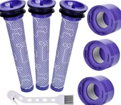 Støvsugertilbehør>For- og efterfilter til Dyson V6/7/8 7 dele Blå