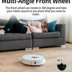 Forreste hjul kompatibelt med Roborock S6/S5 Max/E4-seriens støvsugere Clearance