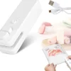 Forsegler, bærbar mini-poselukker til mad, 2-i-1 varmeforsegler, med USB-opladning, beskytter mad Best