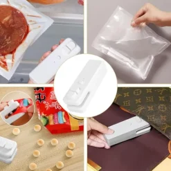 Forsegler, bærbar mini-poselukker til mad, 2-i-1 varmeforsegler, med USB-opladning, beskytter mad Best
