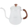 Fortykket Glas Svanehalskedel Te Hæld Over Kedel Kaffedrypper 600ML New