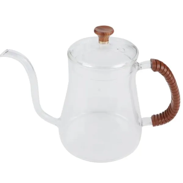 Fortykket Glas Svanehalskedel Te Hæld Over Kedel Kaffedrypper 600ML New