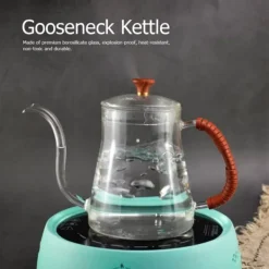 Fortykket Glas Svanehalskedel Te Hæld Over Kedel Kaffedrypper 600ML New