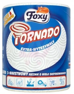Aftørringspapir>Foxy Køkkenpapir Hvid 3-lags