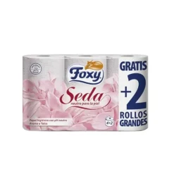 Foxy Silk Toilet Paper 3 Layers 4 + 2 Rolls Best