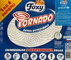 Aftørringspapir>Foxy Tornado håndklæde 1 rulle (350 ark)