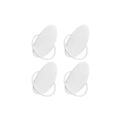 Frakkekroge 4-pak, vægkroge til ophængning af frakker, håndklæder, hver holder op til 5 kg, æg-inspireret design, til stue, soveværelse, gang, perleh | CDON Hot