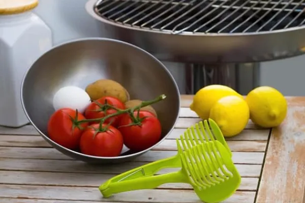 Køkkenskiver>Frugt- og grøntsagsskærer Grøn