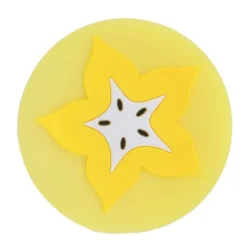 Bordskånere Til Glas>Frugtformet Coaster Bordservice Dækkeserviet Silikone Kop Drikkeholder Måtte Køkkentilbehør Carambola