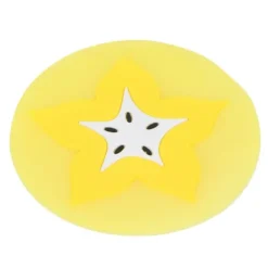 Bordskånere Til Glas>Frugtformet Coaster Bordservice Dækkeserviet Silikone Kop Drikkeholder Måtte Køkkentilbehør Carambola