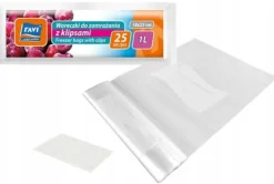 Fryseposer med klips 1L 18x25cm 25 stk. Clearance