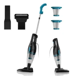 Fuleadture R3S Blå 2-i-1 støvsuger med ledning med HEPA-filter til håndholdt rengøring og gulvrengøring New