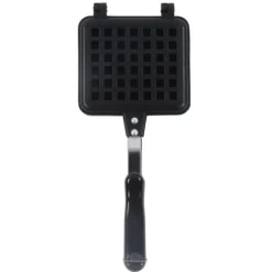 Fyrkantig våffelugnsform Non Stick-beläggning av aluminiumlegering våffelkokare med dubbla handtag Hot