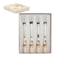 Bestik>Gafler MIA DEER 4 stk. 15 cm, i gaveæske