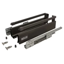 GAMET BOX2 skuffe, firkantet skinne, mellem, antracit, 500 mm Hot