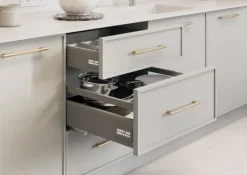 GAMET BOX2 skuffe, firkantet skinne, mellem, antracit, 500 mm Hot