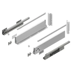 GAMET BOX2 skuffe, firkantet skinne, mellem, hvid, 300 mm Outlet