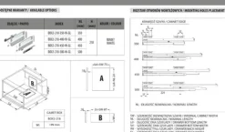 GAMET BOX2 skuffe, glasplade, høj, hvid, 350 mm New